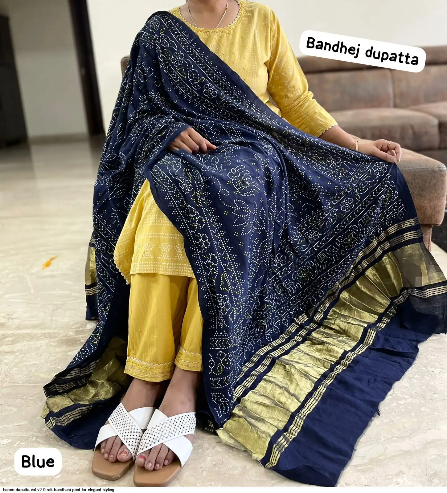 BANNO DUPATTA VOL V2 0 SILK BANDHANI PRINT FOR ELEGANT STYLING H