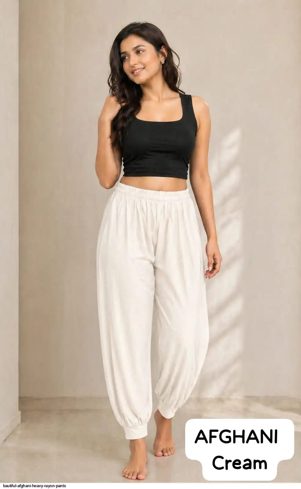 BAUTIFUL AFGHANI HEAVY RAYON PANTS 3