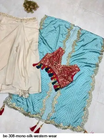 BE 308 MONO SILK WESTERN WEAR 2