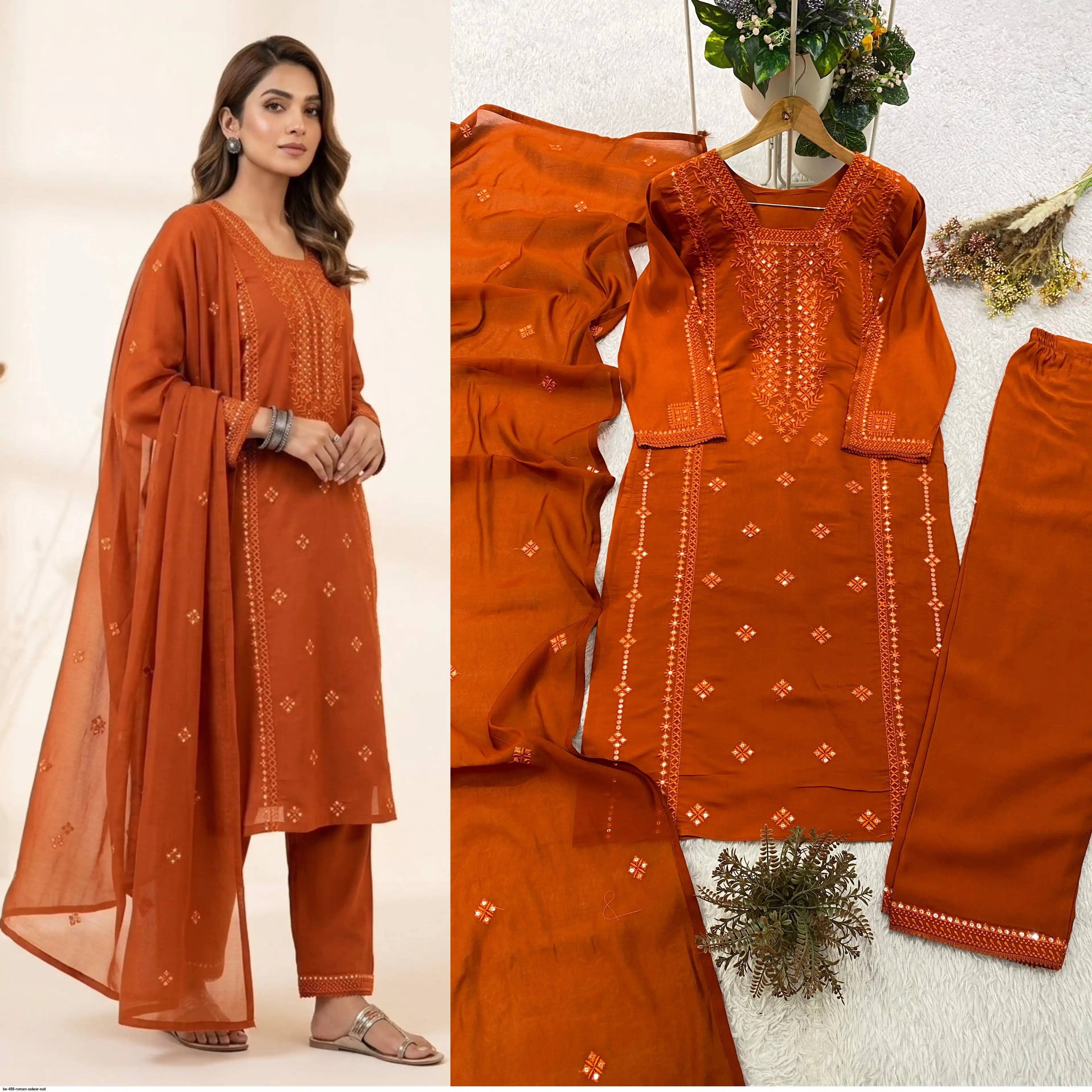 BE 488 ROMAN SALWAR SUIT 3