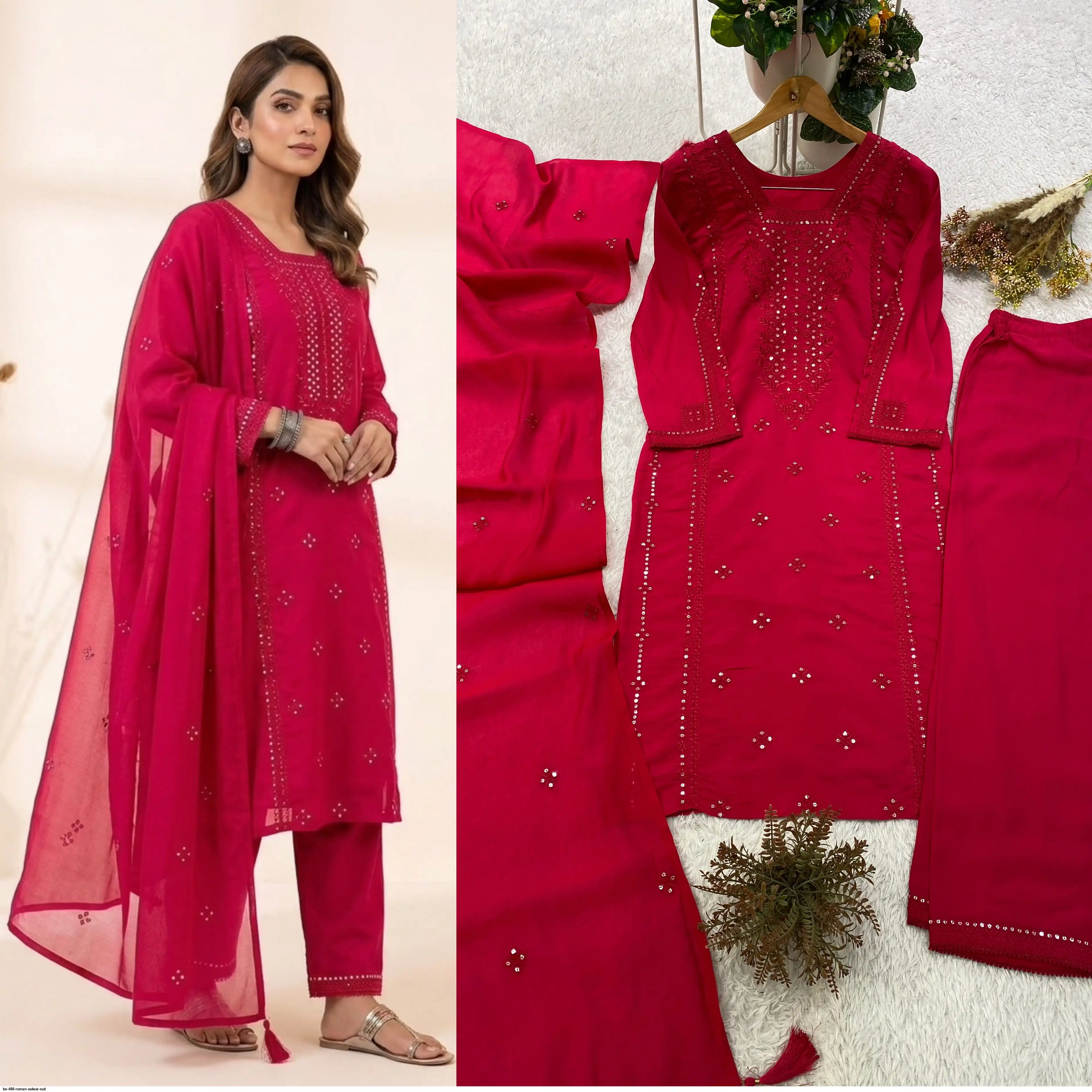 BE 488 ROMAN SALWAR SUIT 5