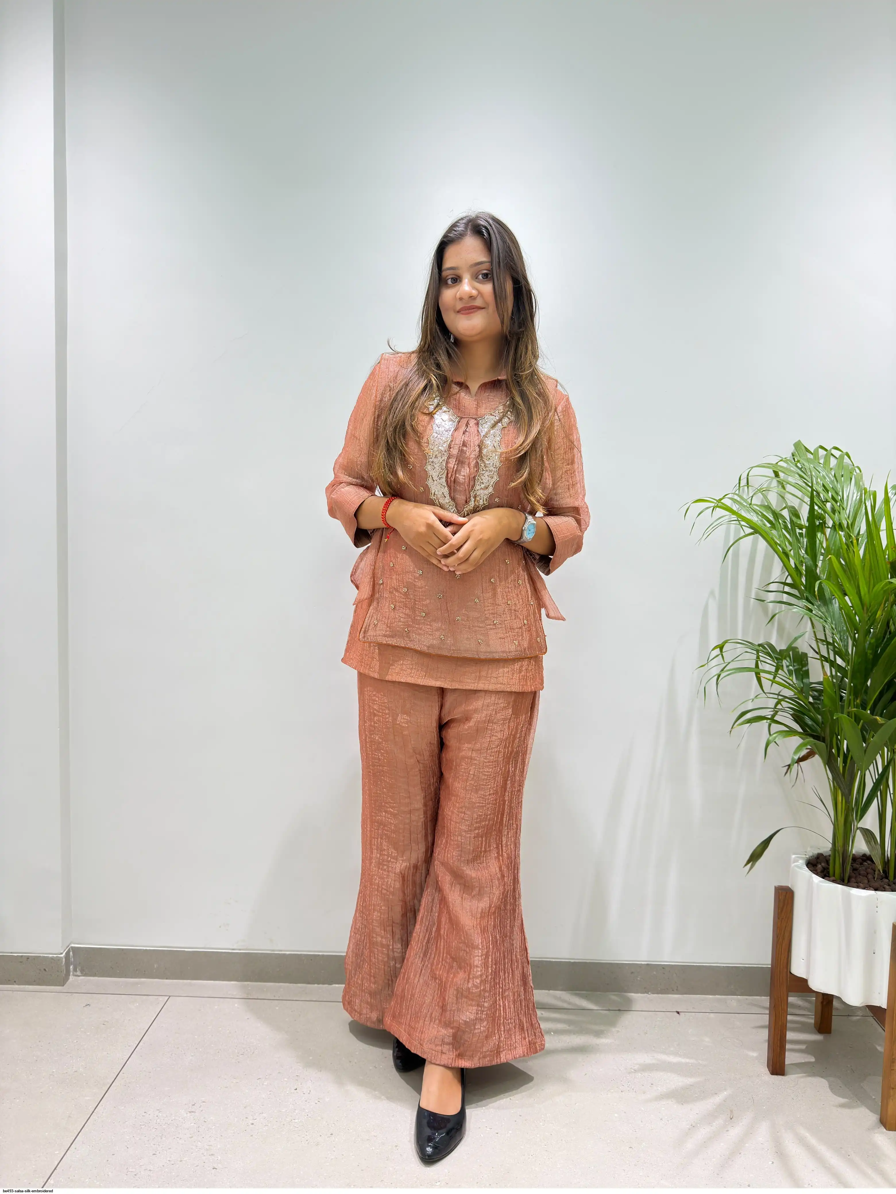 BE493 SALSA SILK EMBROIDERED A