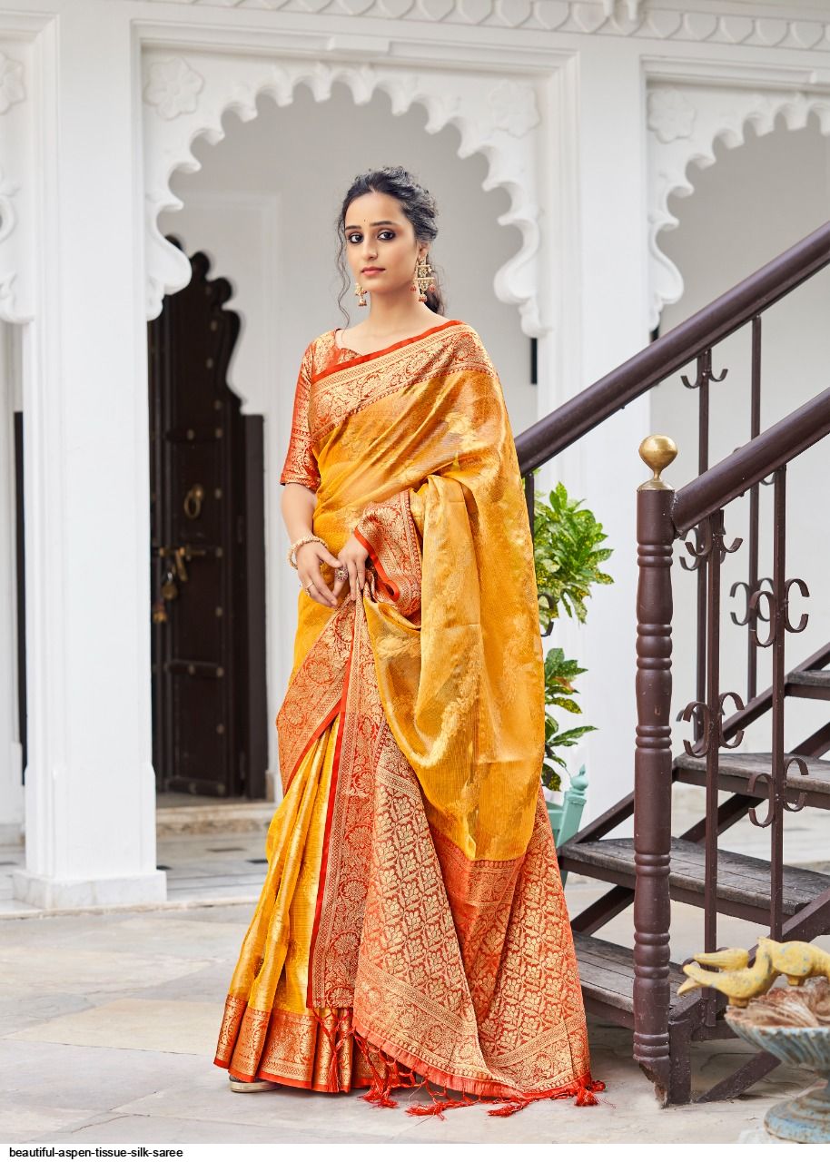 Soft Linen Tissue Silk Saree