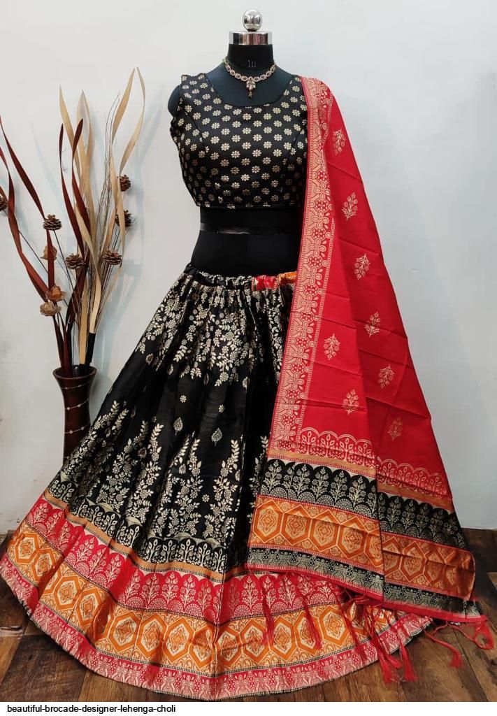 Stylish Brocade Lehenga Choli at Best Price in Thane | Kalanidhi