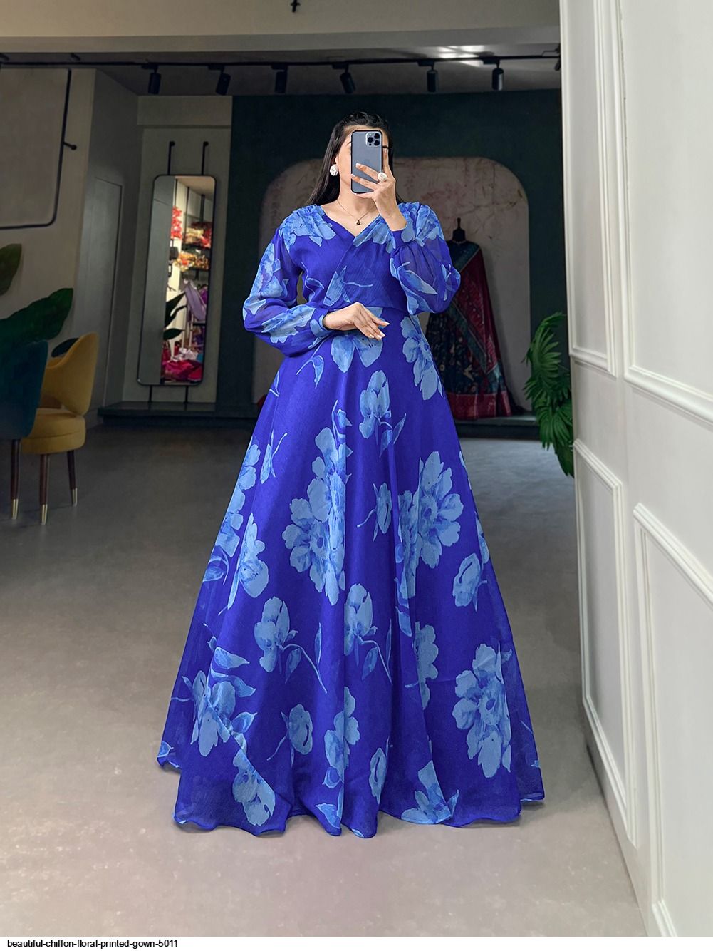 floral gown for debut