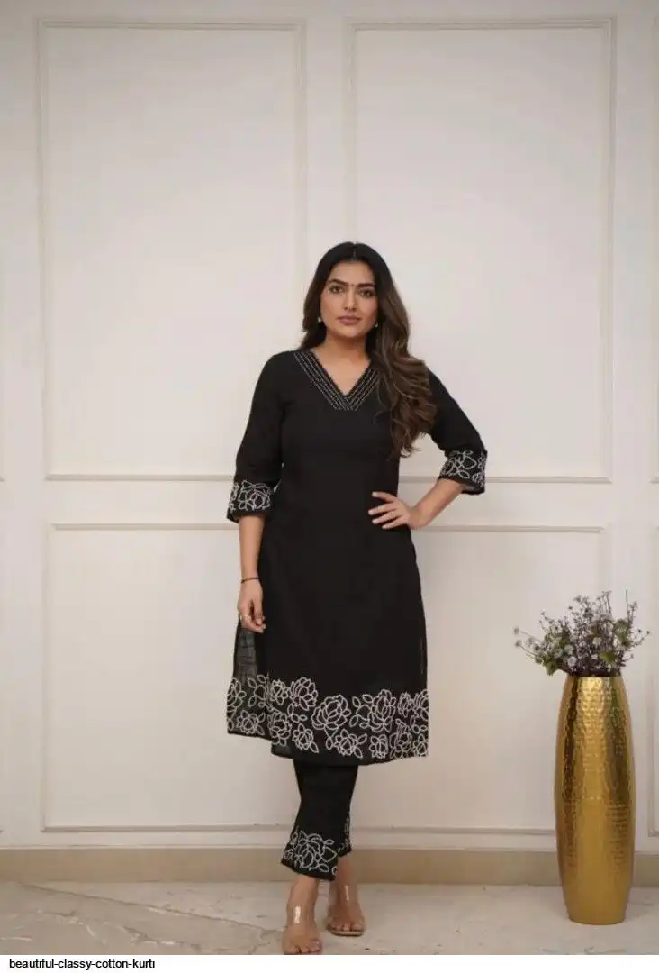 BEAUTIFUL CLASSY COTTON KURTI B