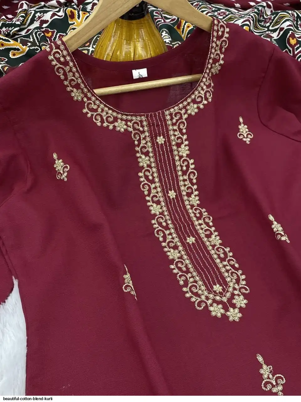 BEAUTIFUL COTTON BLEND KURTI B
