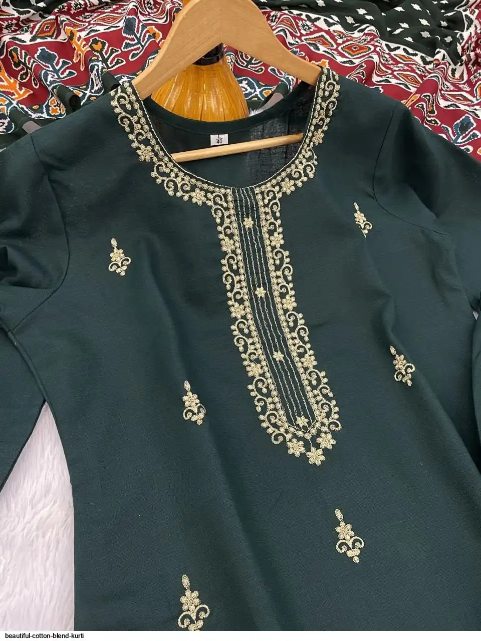 BEAUTIFUL COTTON BLEND KURTI E