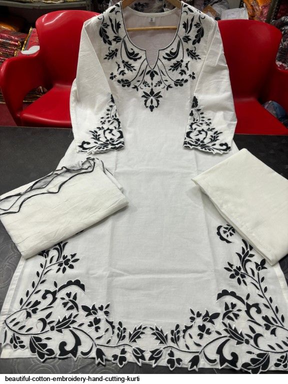 white christmas dresses Hand Embroidered dress