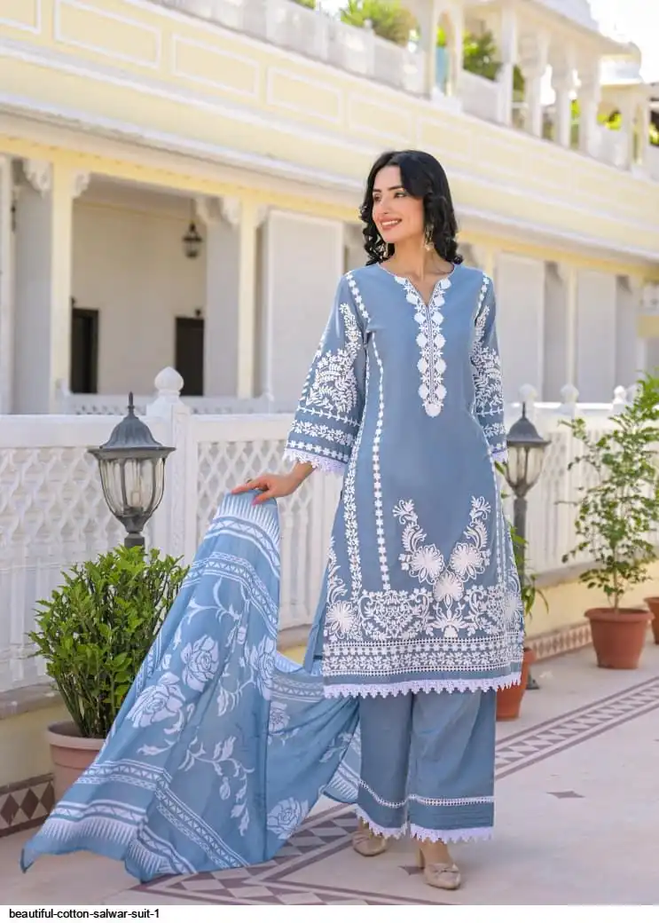 BEAUTIFUL COTTON SALWAR SUIT 1 C