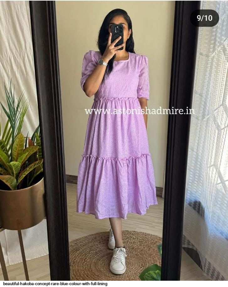 BEAUTIFUL HAKOBA CONCEPT RARE BLUE COLOUR WITH FULL LINING G