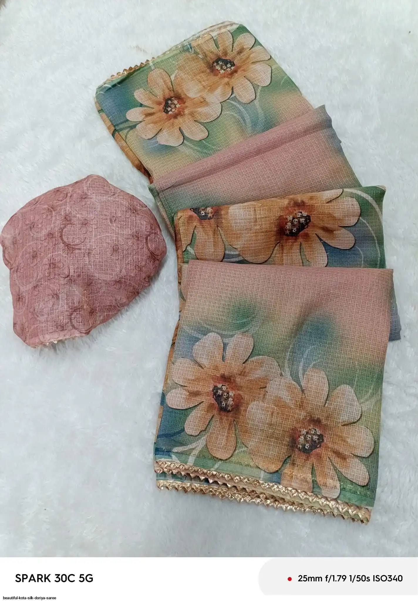 BEAUTIFUL KOTA SILK DORIYA SAREE A
