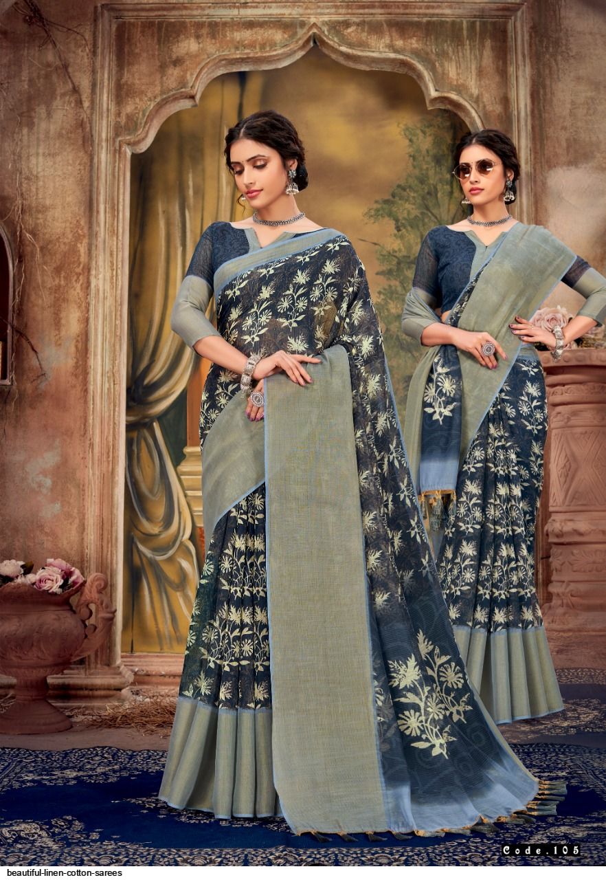BEAUTIFUL Linen Cotton SAREES