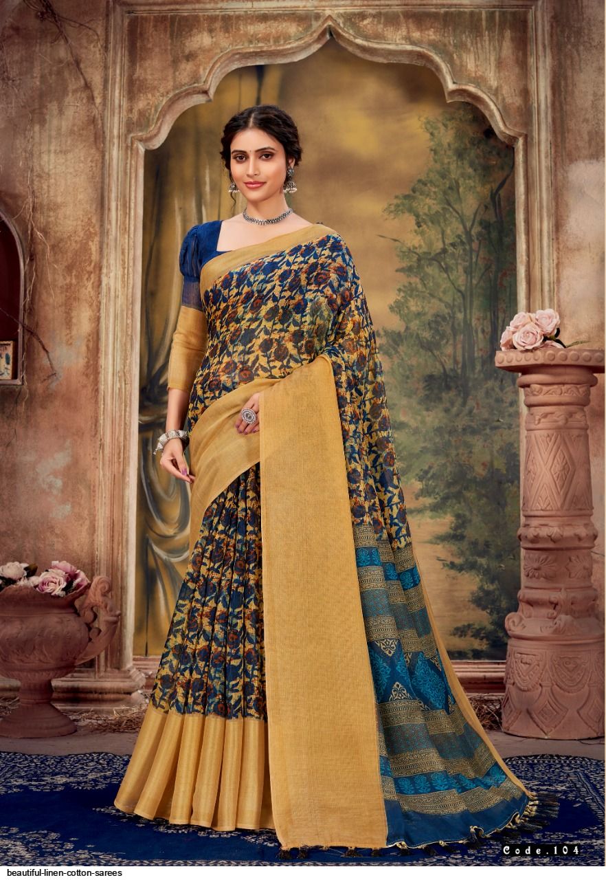 BEAUTIFUL Linen Cotton SAREES