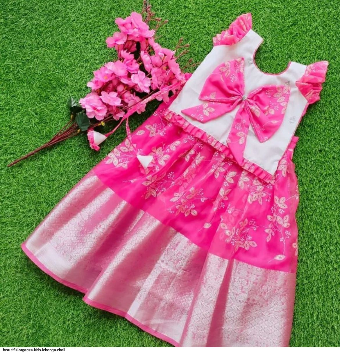 BEAUTIFUL ORGANZA KIDS LEHENGA CHOLI C