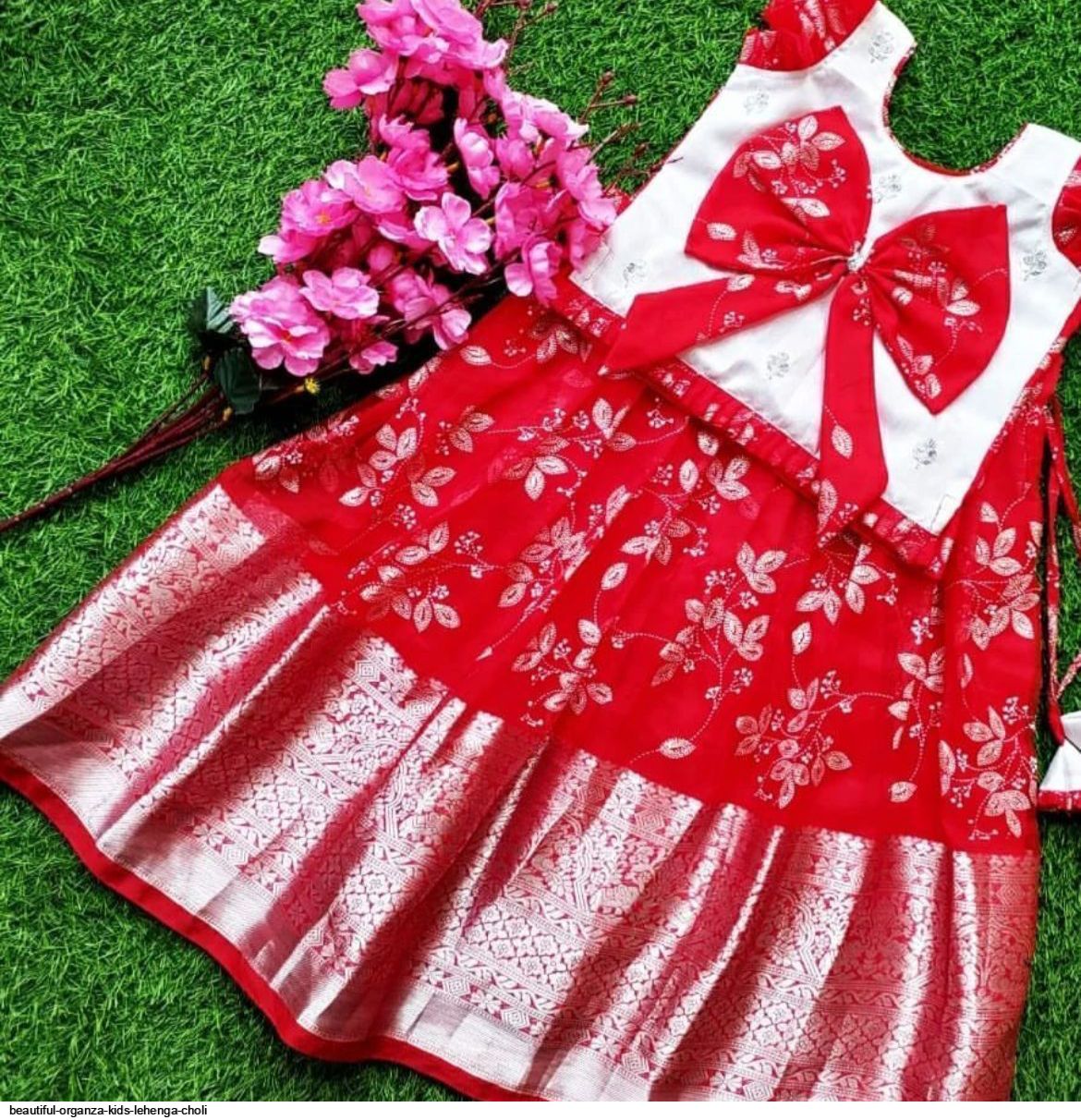 BEAUTIFUL ORGANZA KIDS LEHENGA CHOLI B