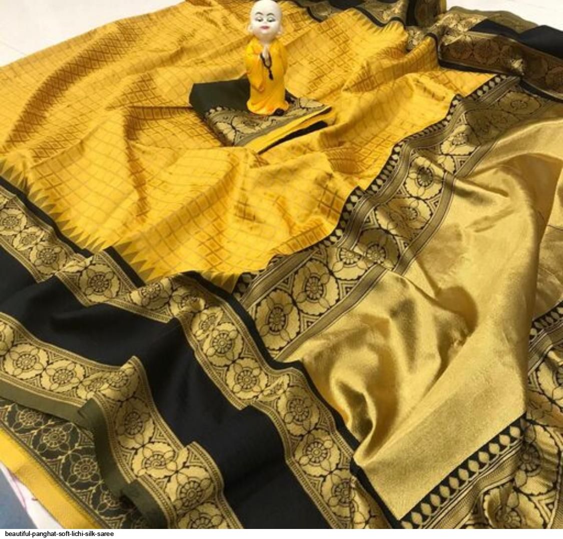 BEAUTIFUL PANGHAT SOFT LICHI SILK SAREE