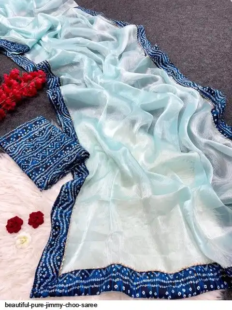BEAUTIFUL PURE JIMMY CHOO SAREE