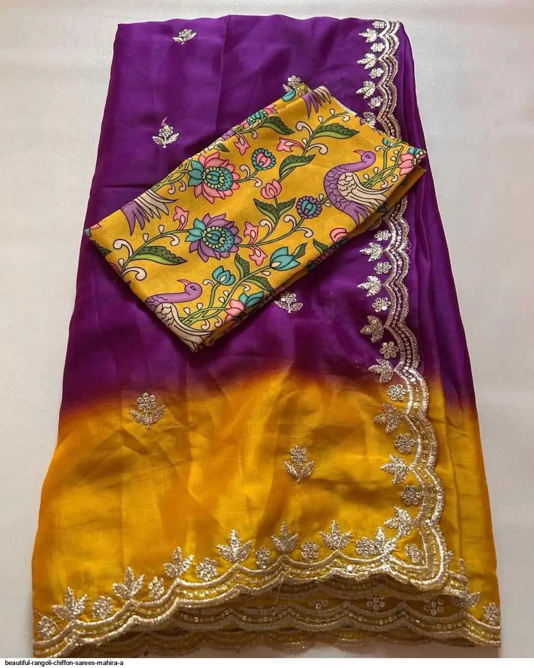 BEAUTIFUL RANGOLI CHIFFON SAREES MAHIRA A 1