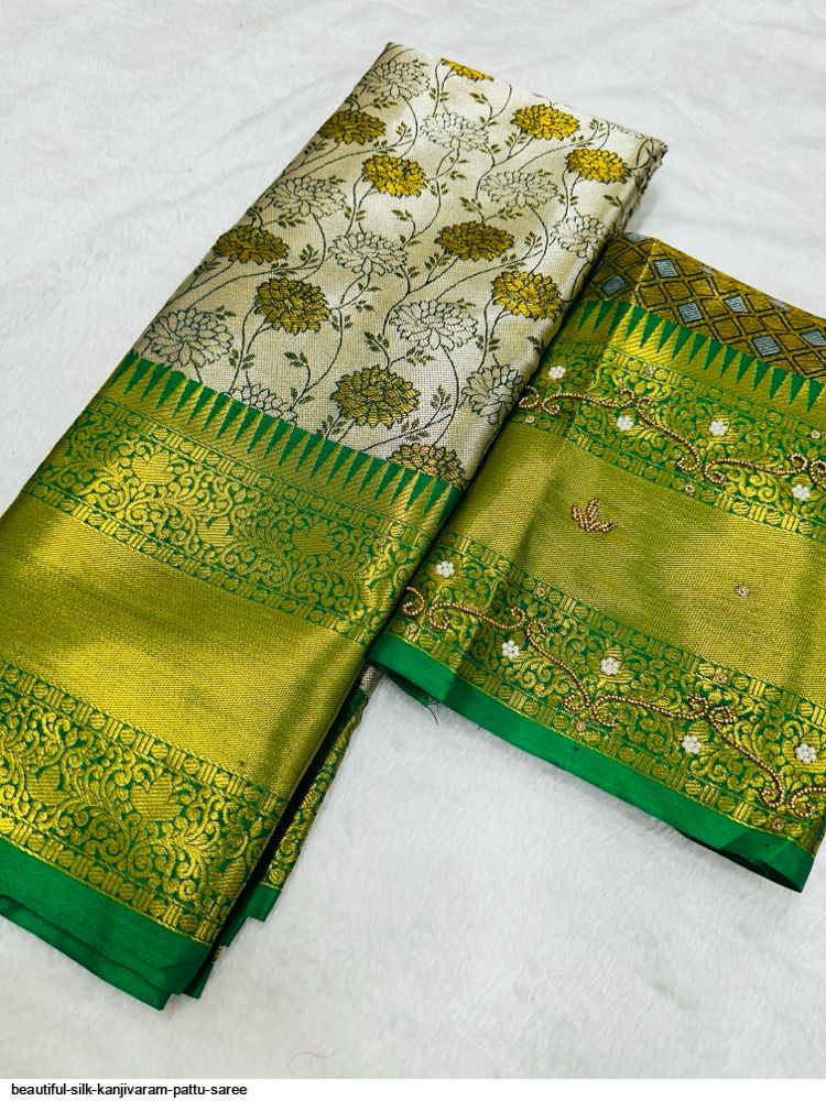 BEAUTIFUL SILK KANJIVARAM PATTU SAREE C