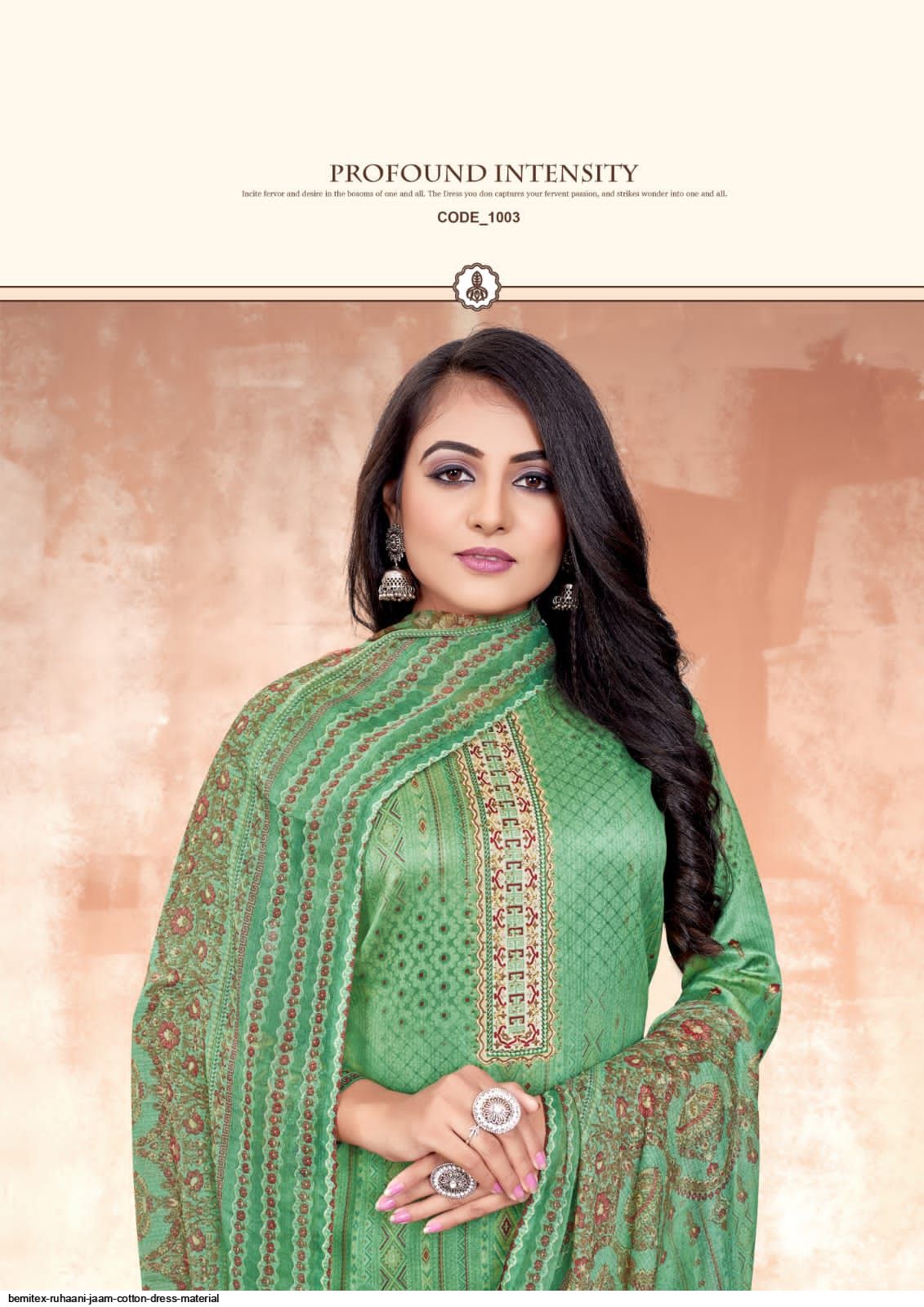 BEMITEX RUHAANI JAAM Cotton dress material