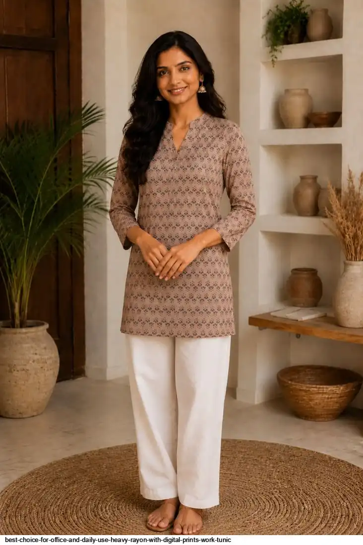 HEAVY RAYON WITH DIGITAL PRINTS WORK TUNIC 3