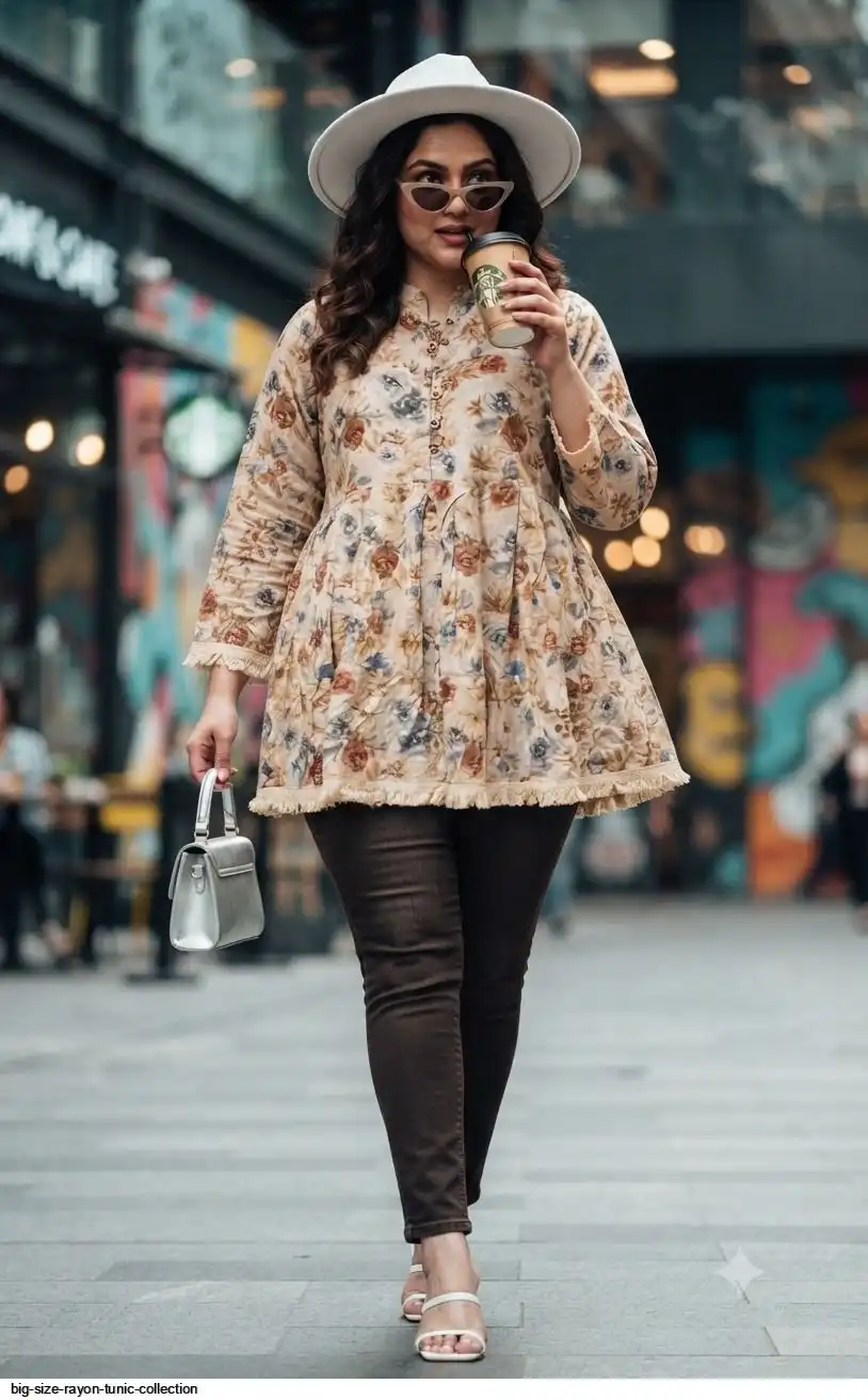 BIG SIZE RAYON TUNIC COLLECTION A