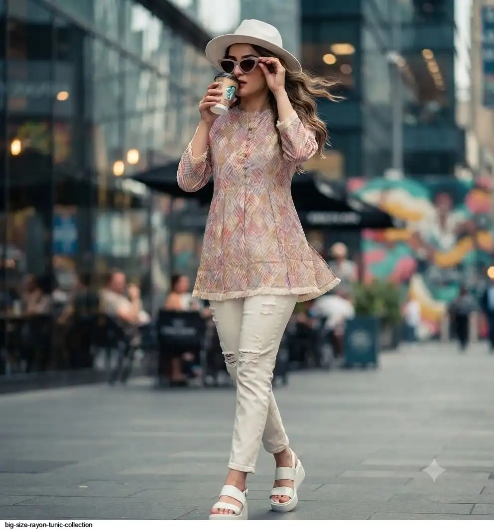 BIG SIZE RAYON TUNIC COLLECTION B