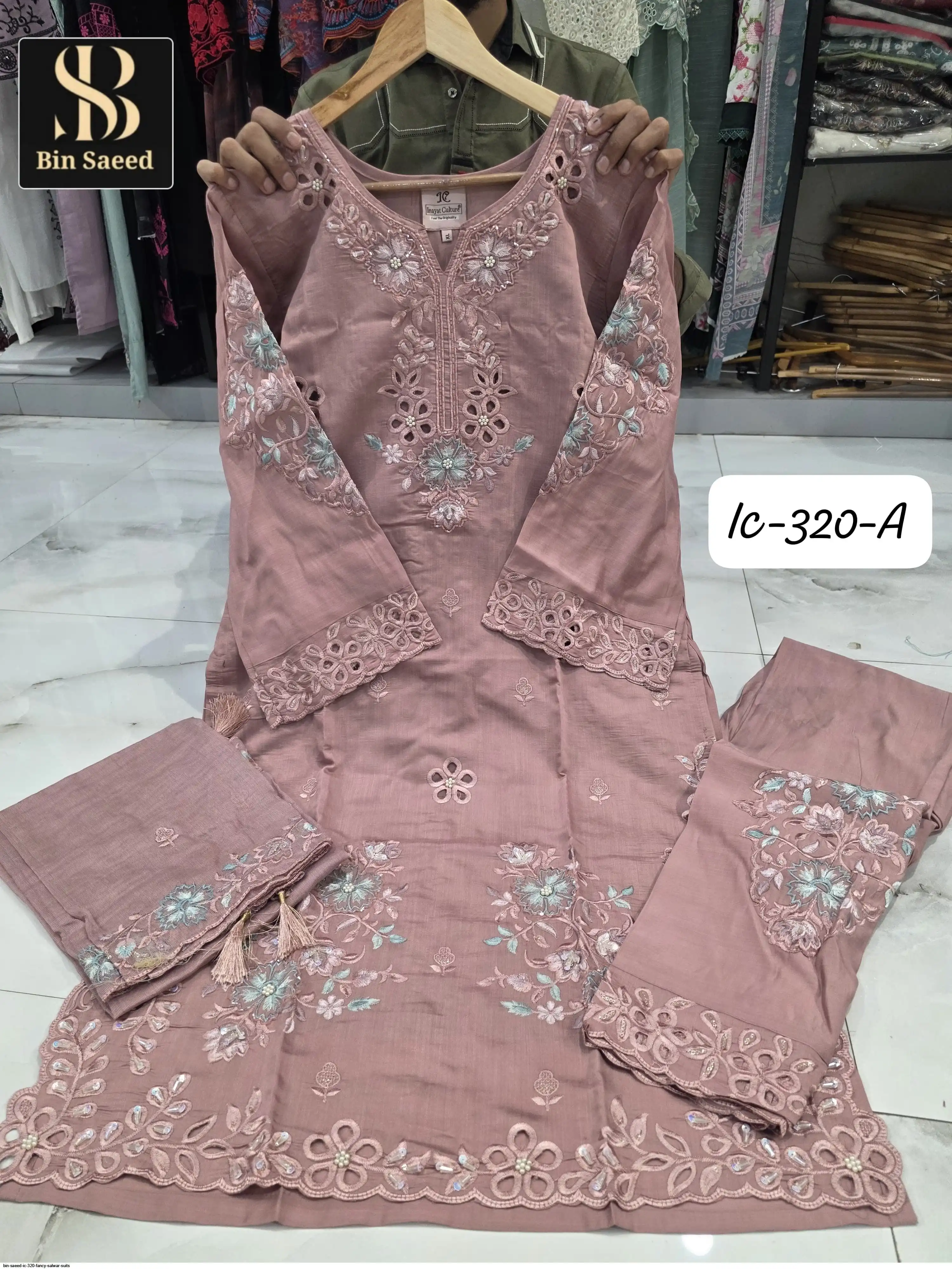 BIN SAEED IC 320 FANCY SALWAR SUITS 3