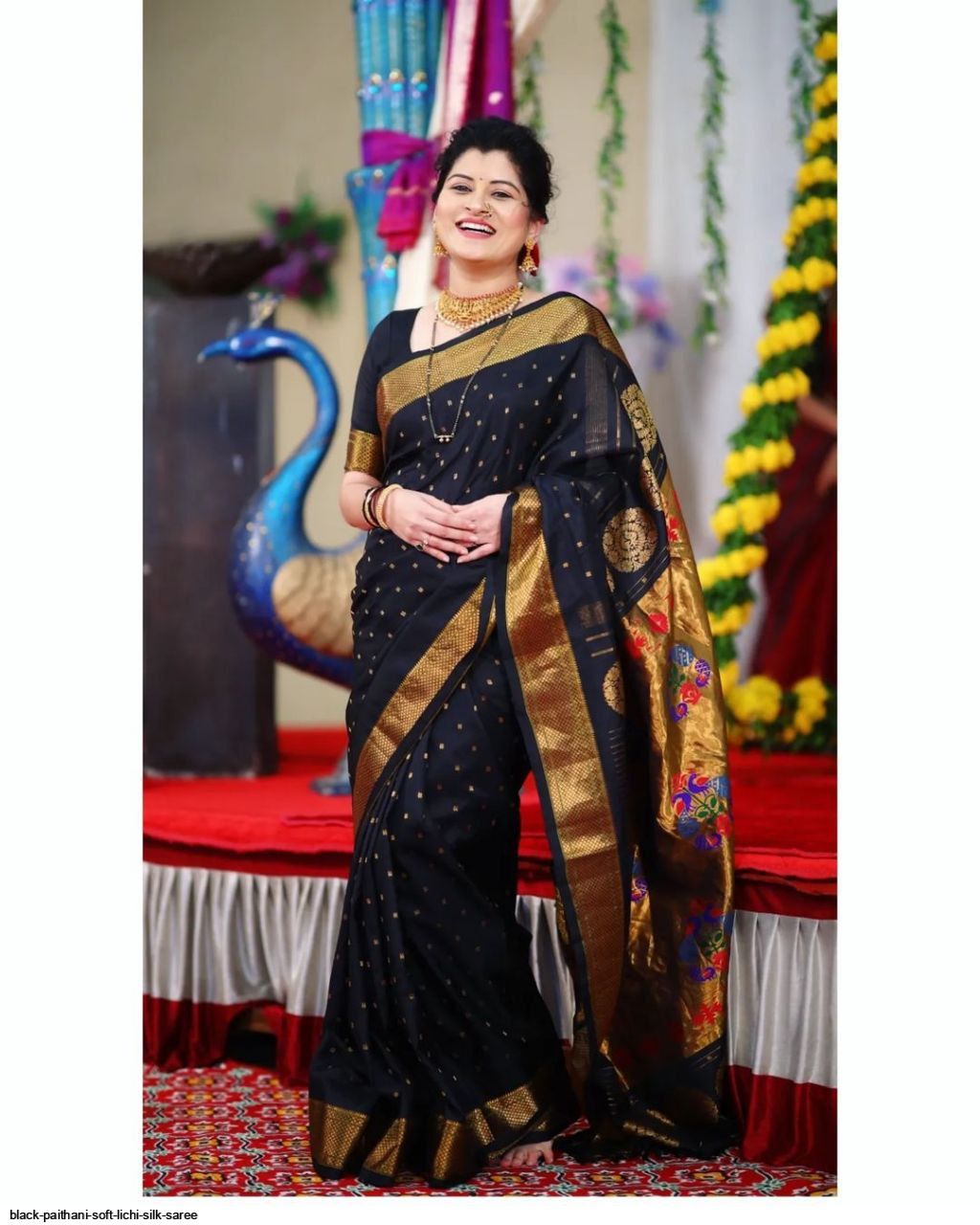 Styling a Paithani Saree | Indian Festive Makeup Look | Maharashtrian  Wedding Guest Makeup Look - YouTube