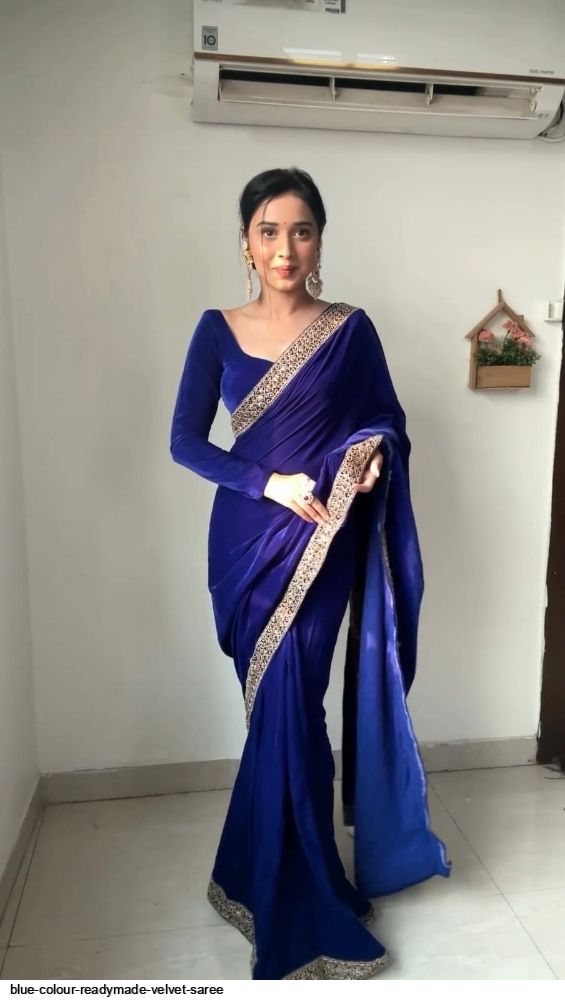 Presenting beautiful velvet saree collection at Rs.1399/Piece in surat  offer by kala boutique creation