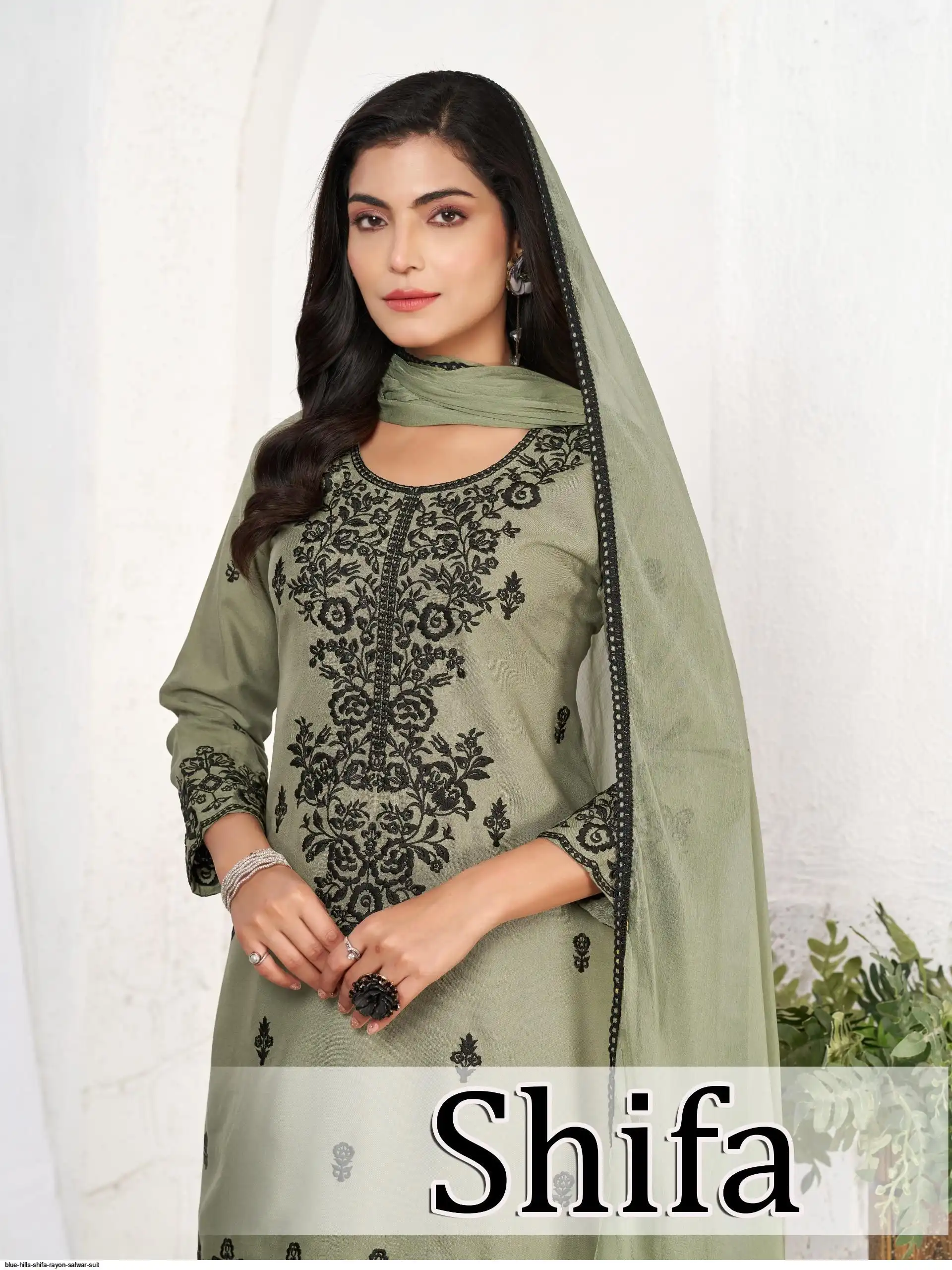 Blue Hills Shifa Rayon Salwar Suit Designer Collection