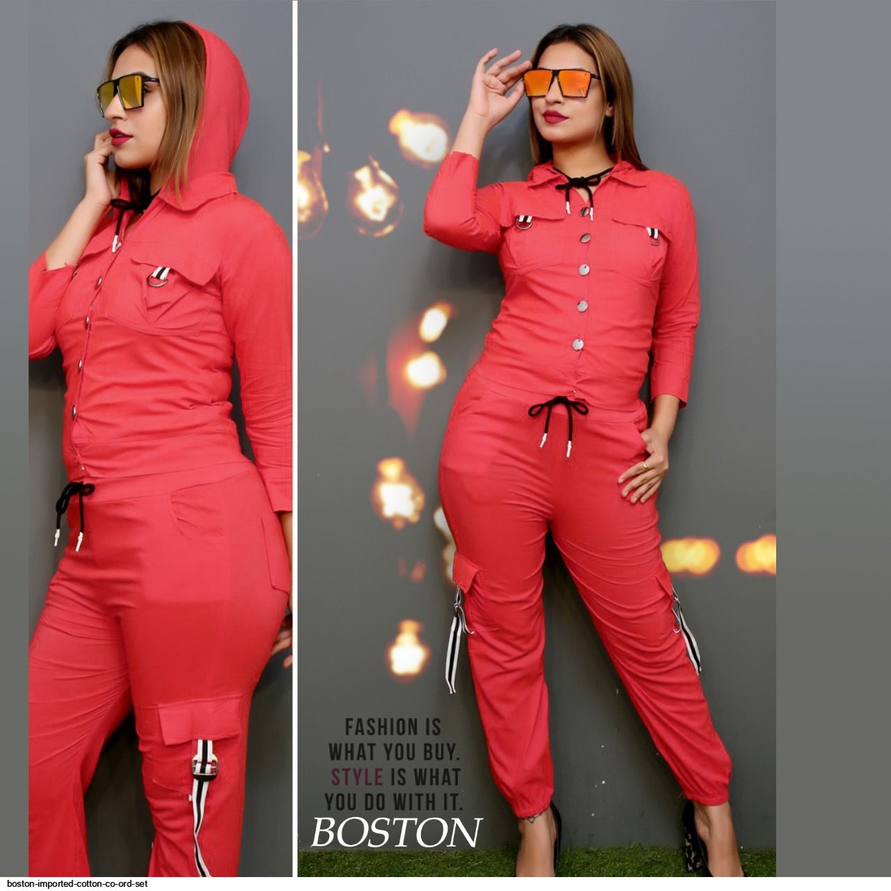 BOSTON IMPORTED COTTON CO ORD SET C