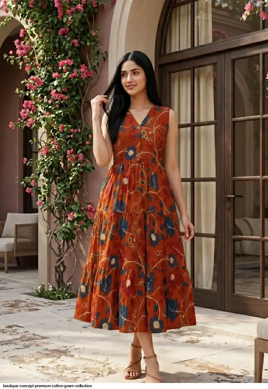 BOUTIQUE CONCEPT PREMIUM COTTON GOWN COLLECTION A