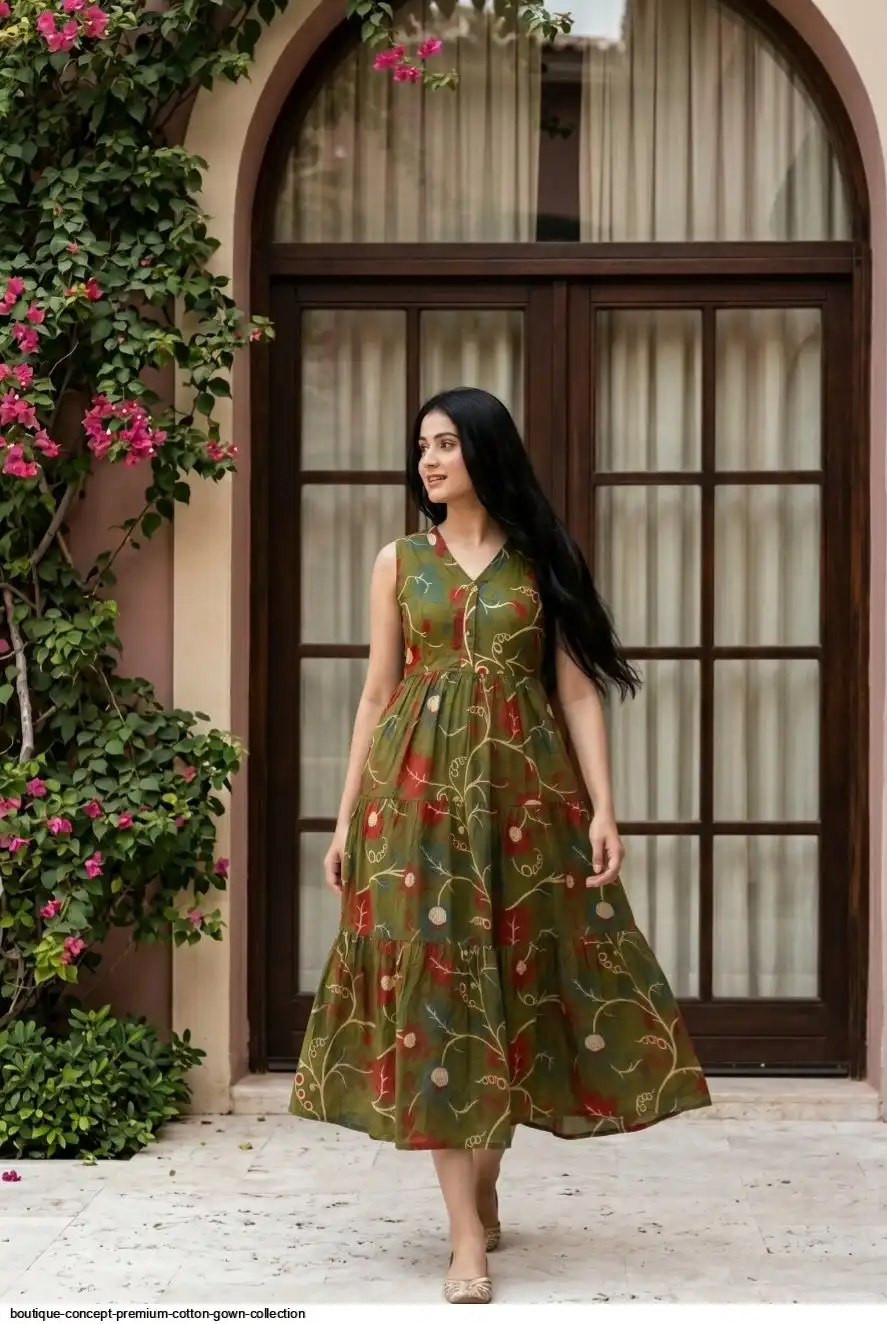 BOUTIQUE CONCEPT PREMIUM COTTON GOWN COLLECTION E