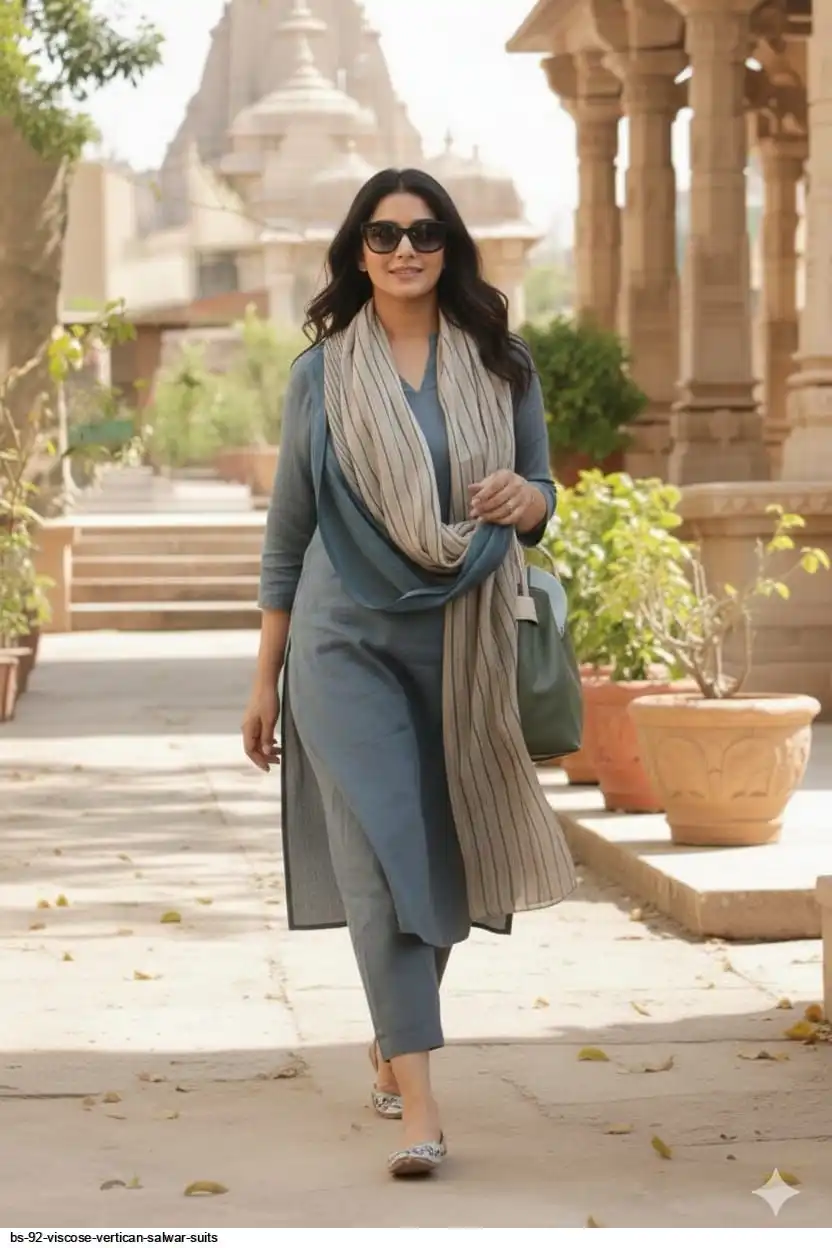 BS 92 VISCOSE VERTICAN SALWAR SUITS B