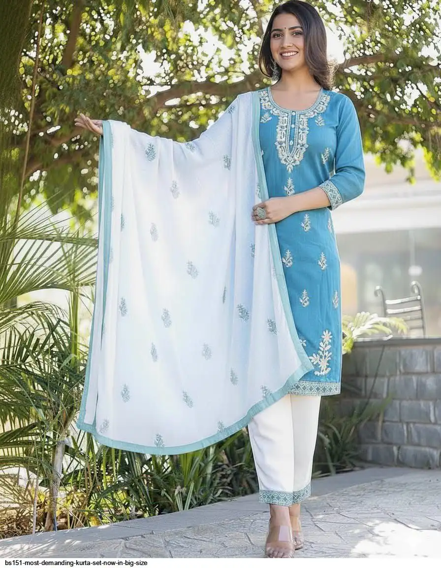 BS151 MOST DEMANDING KURTA SET NOW IN BIG SIZE B