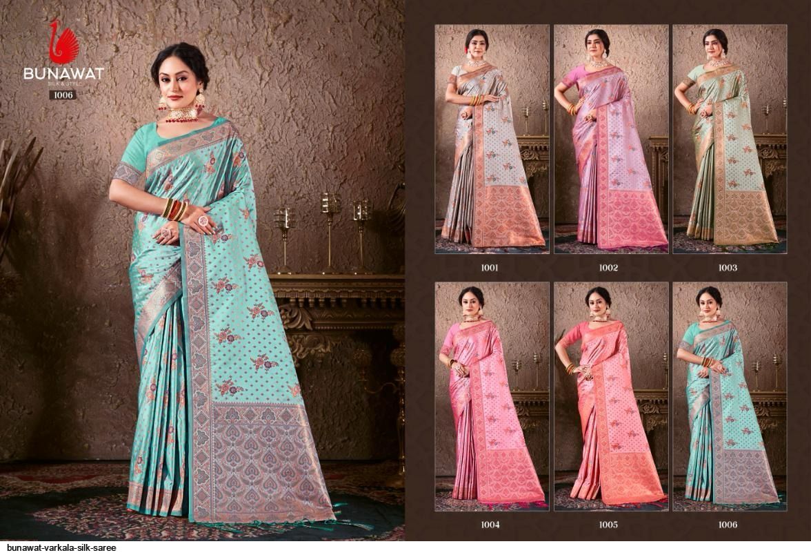 Buy Pink Sarees for Women by Varkala Silk Saree Online | Ajio.com