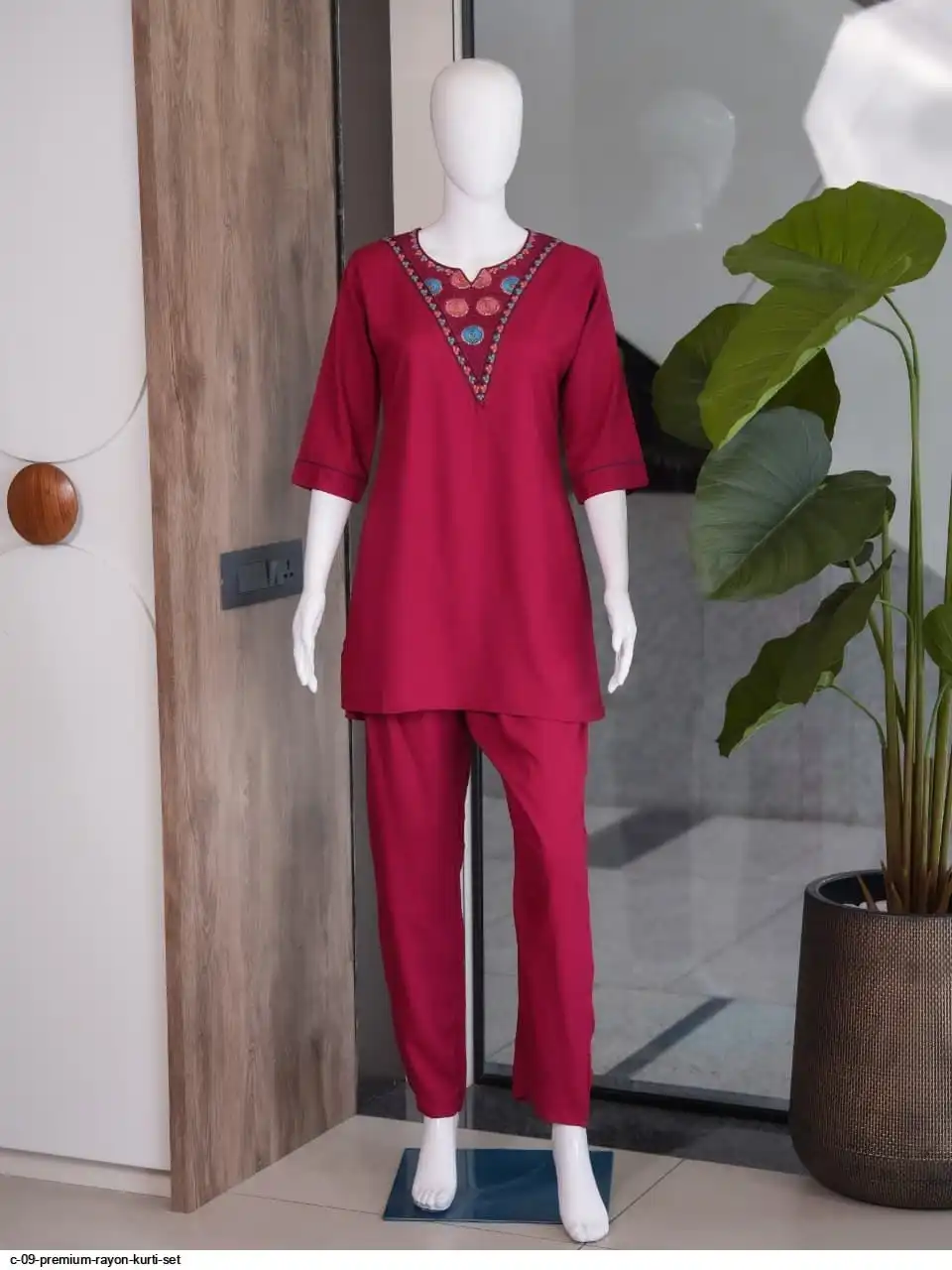 C 09 PREMIUM RAYON CORD SET B