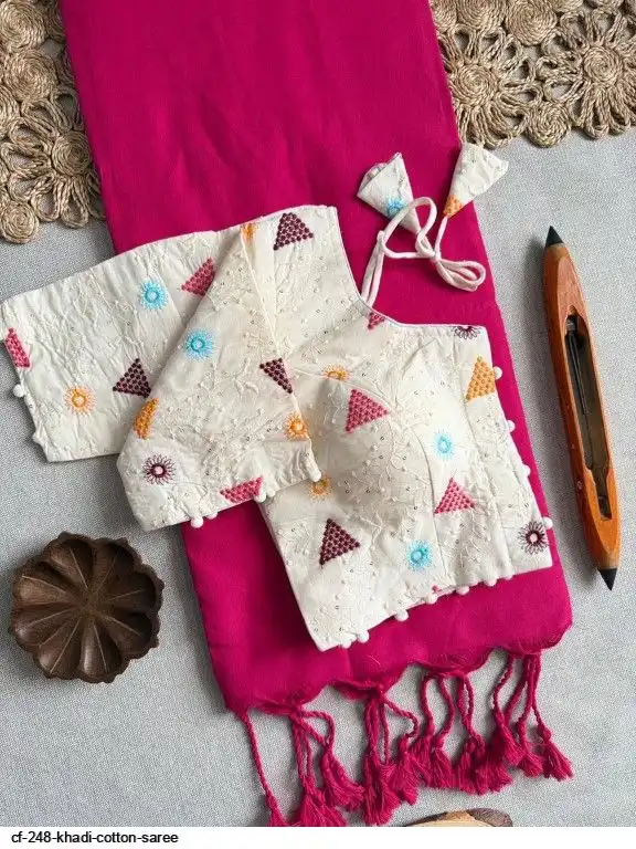 CF 248 KHADI COTTON SAREE 1