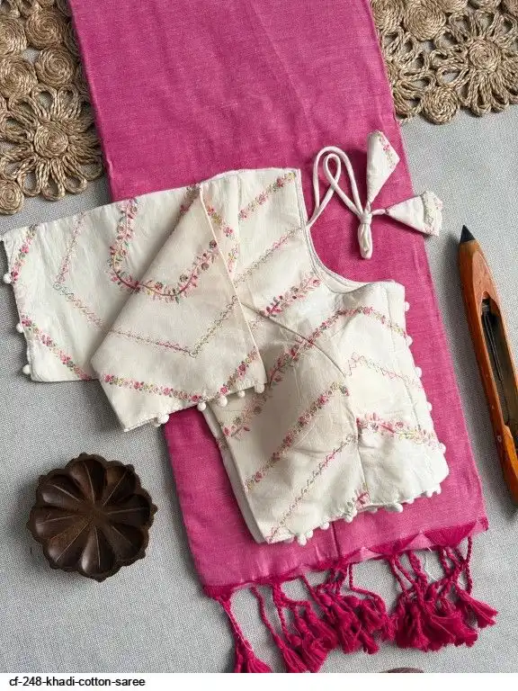 CF 248 KHADI COTTON SAREE 2