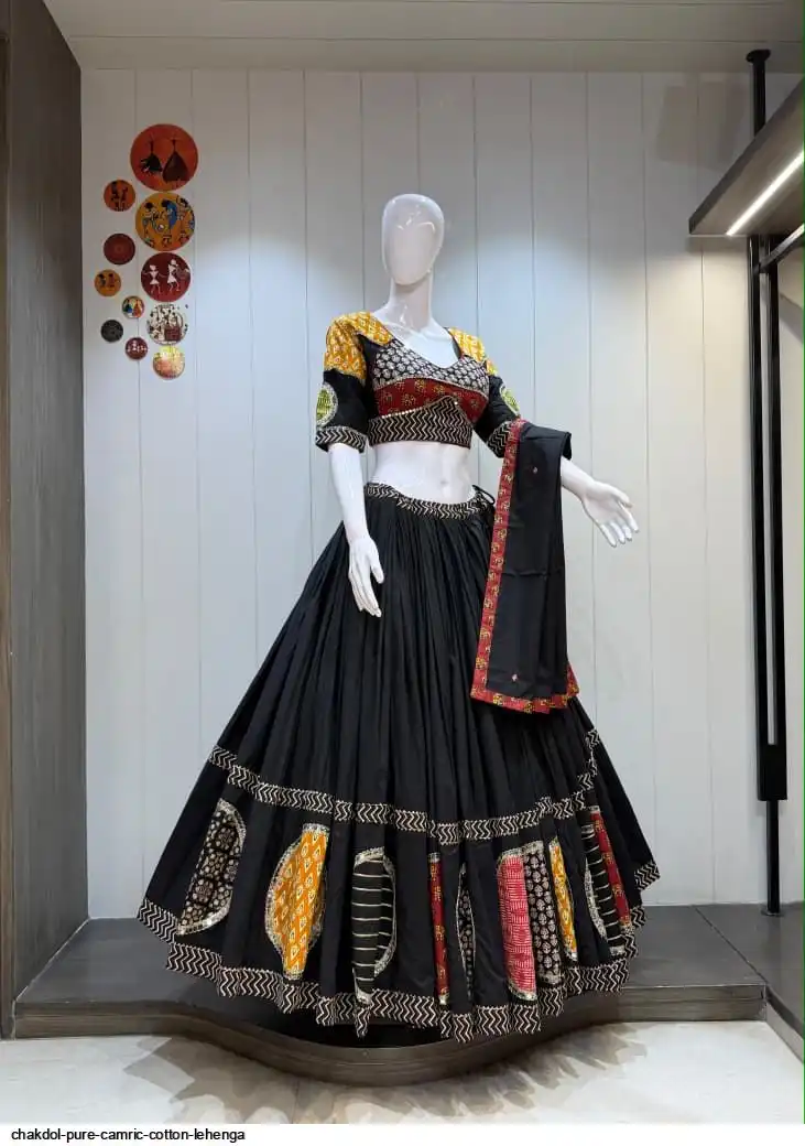 CHAKDOL PURE CAMRIC COTTON LEHENGA 2