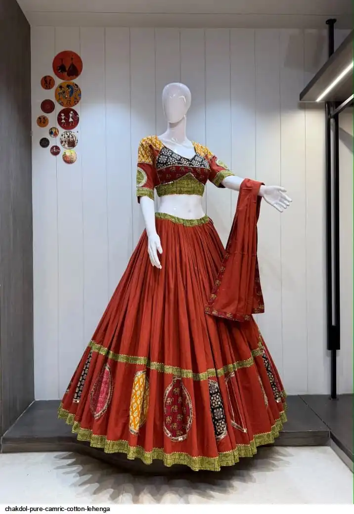 CHAKDOL PURE CAMRIC COTTON LEHENGA 1