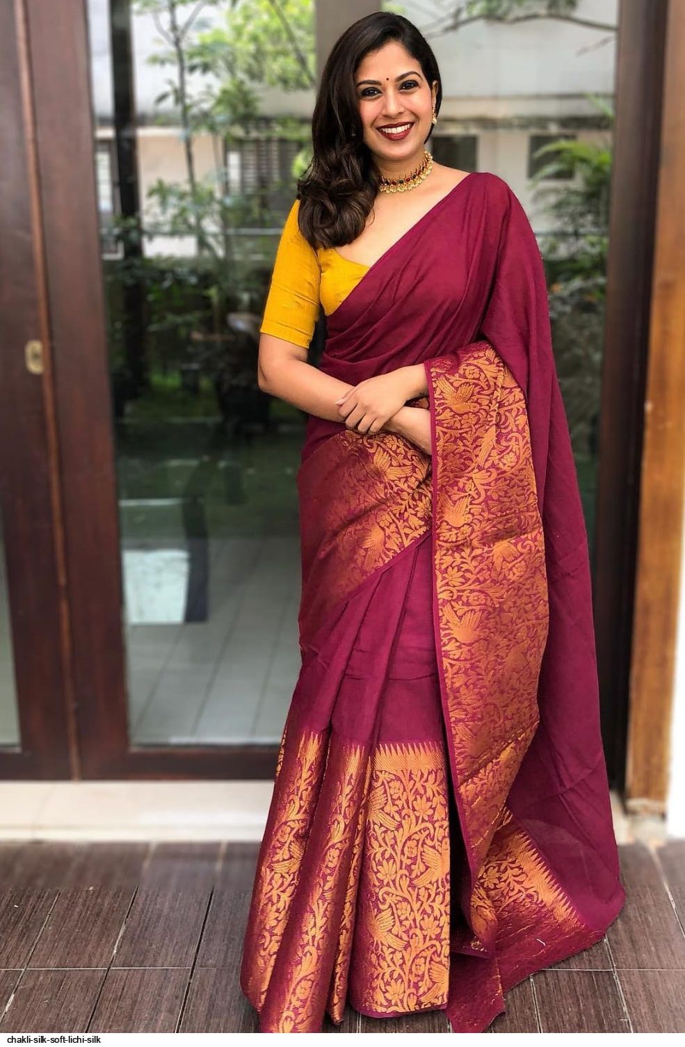 CHAKLI SILK SOFT LICHI SILK