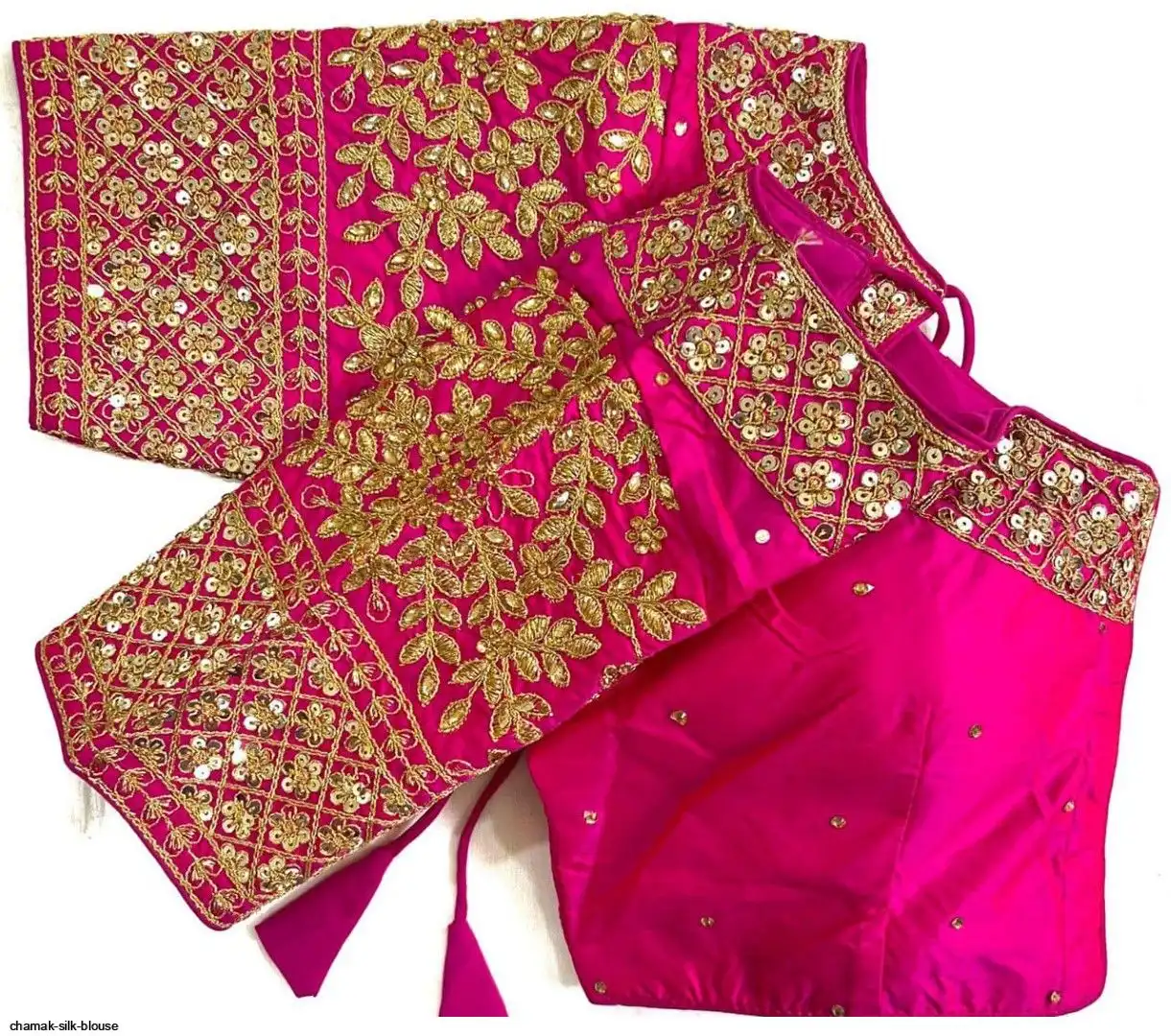 CHAMAK SILK BLOUSE 1