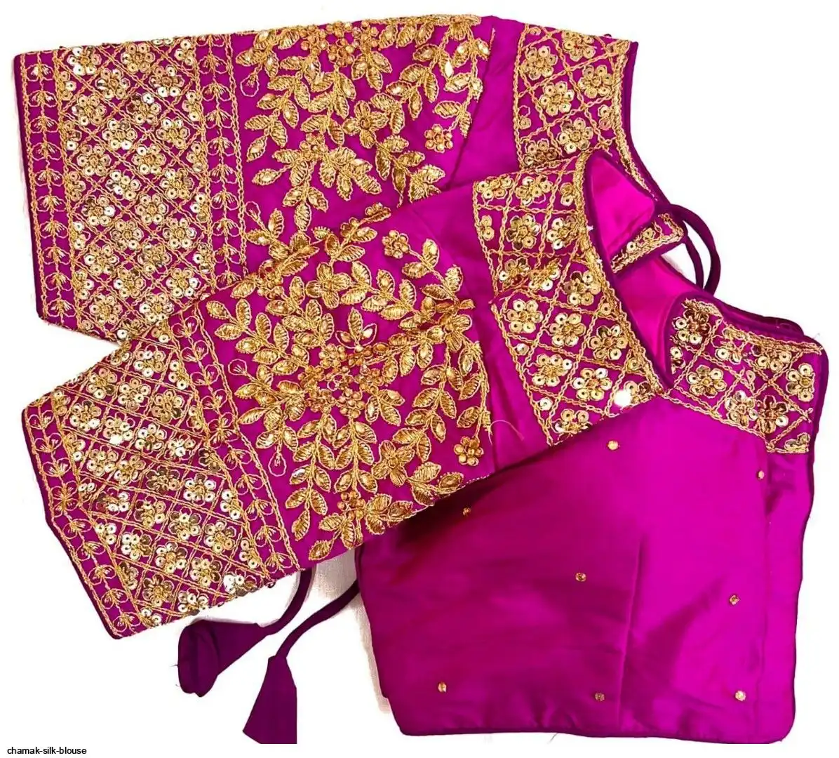 CHAMAK SILK BLOUSE 9