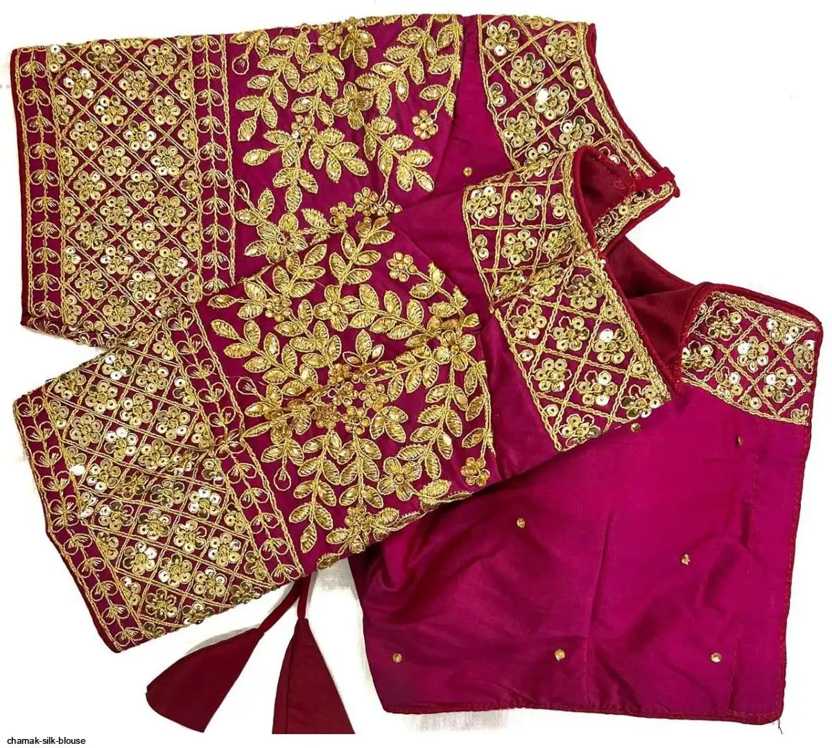 CHAMAK SILK BLOUSE 13