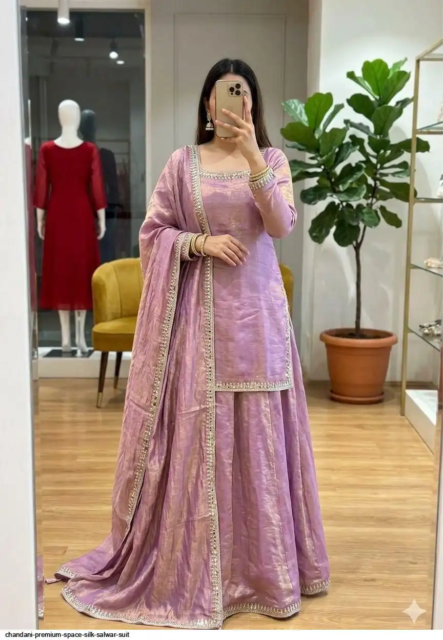 CHANDANI PREMIUM SPACE SILK SALWAR SUIT 2