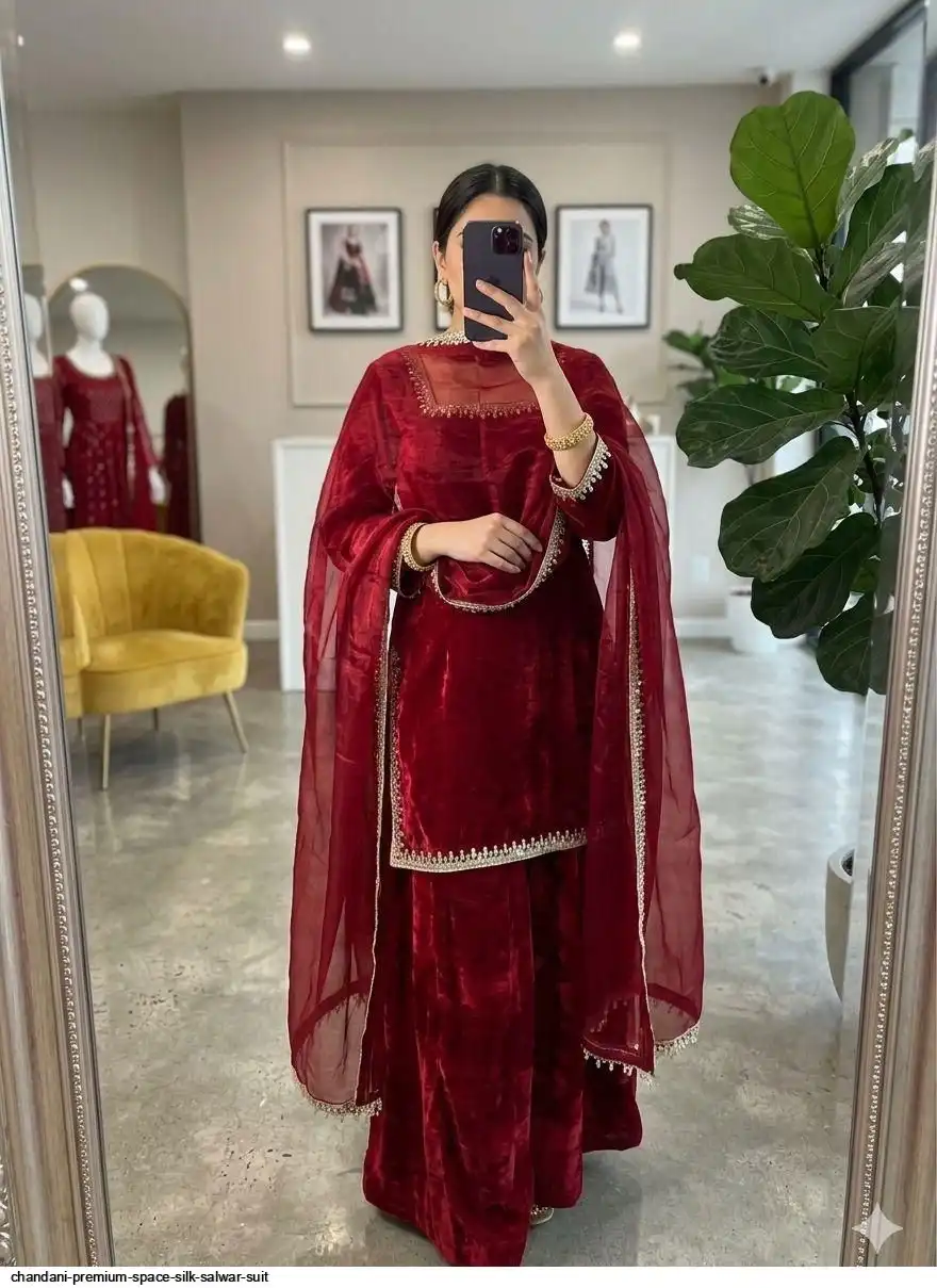 CHANDANI PREMIUM SPACE SILK SALWAR SUIT 3