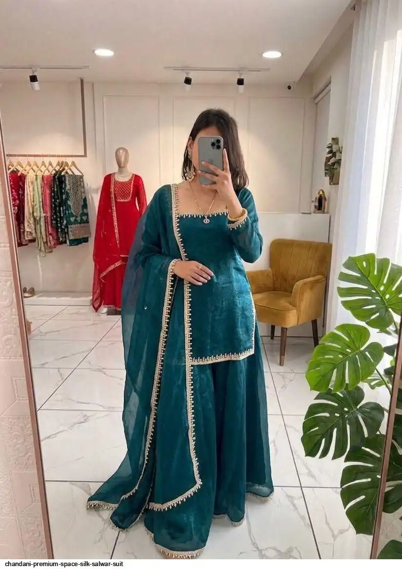 CHANDANI PREMIUM SPACE SILK SALWAR SUIT 5